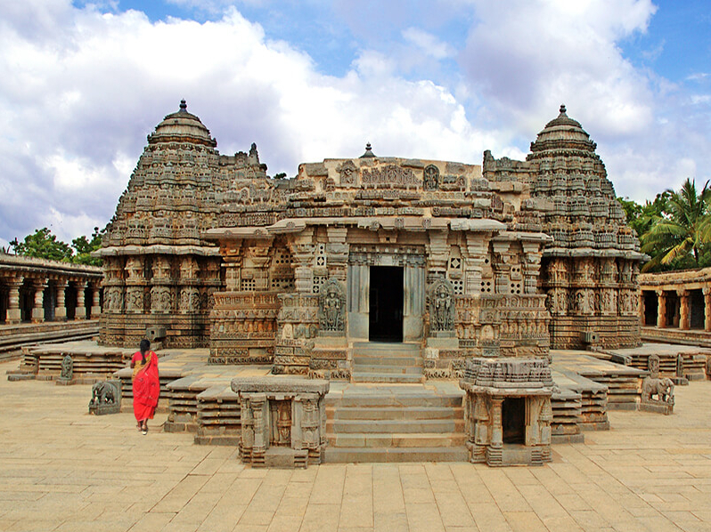 Wunderschöner Tempel im Hoysala-Stil in Somnathpur