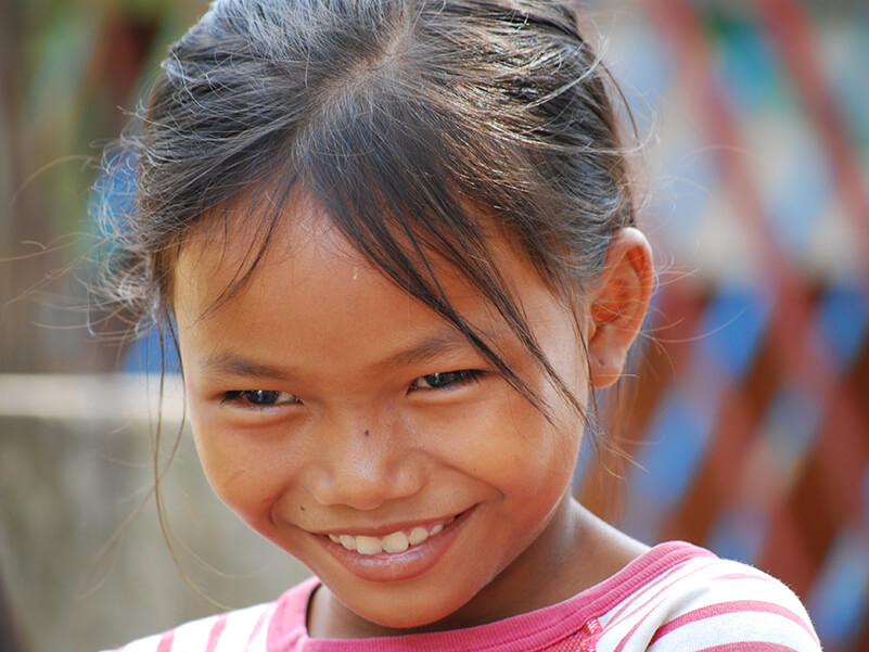 Begegnet Ihnen überall auf Laos Reisen: Laotisches Lächeln