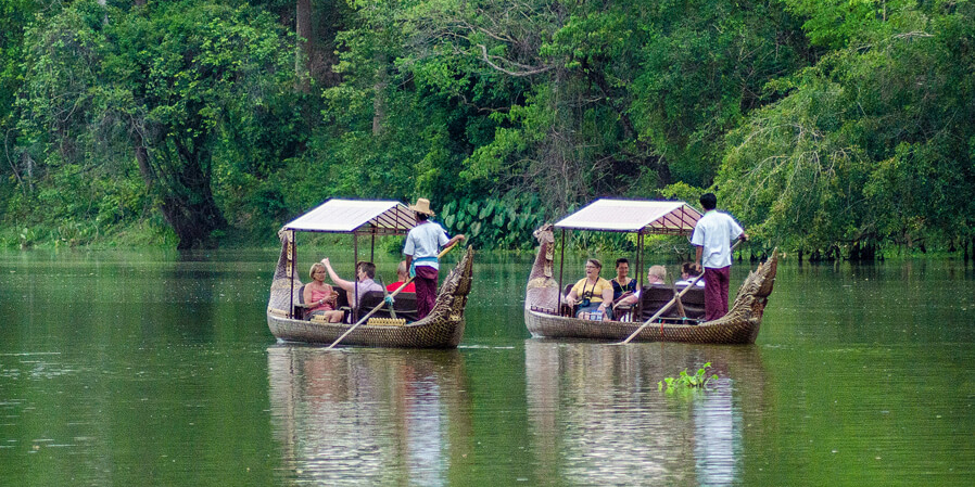 Gemütlicher Teil der Kambodscha Rundreise: Bootsfahrt auf dem Tonle-Sap-See