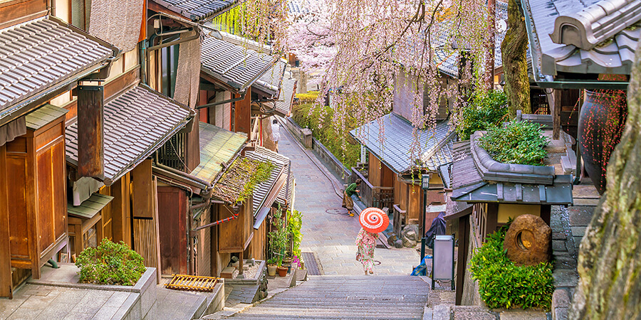 Traditionelles Flair im alten Kyoto