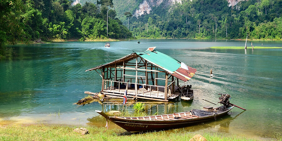 Bambusfloss, River Rafting und Trekking in Thailand im Khao Sok Nationalpark