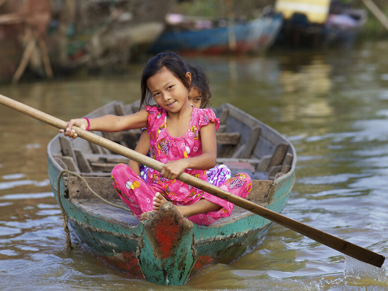 Alltagsleben auf dem Tonle See