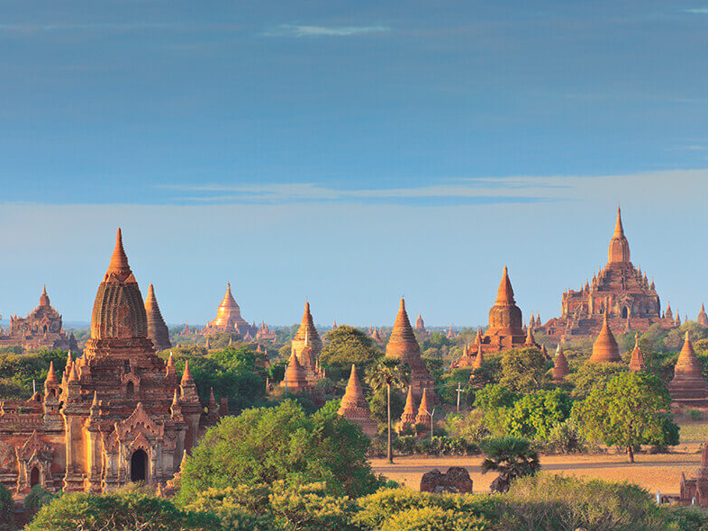 Keine Myanmar Rundreise ohne die eindrücklichen Tempelanlagen von Bagan