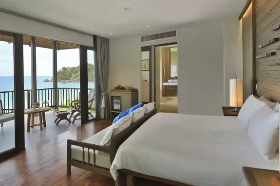 Doppelzimmer Deluxe Bayfront mit Meerblick, Hotel Pimalai Resort, Koh Lanta