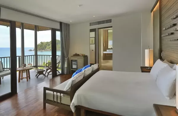 Doppelzimmer Deluxe Bayfront mit Meerblick, Hotel Pimalai Resort, Koh Lanta