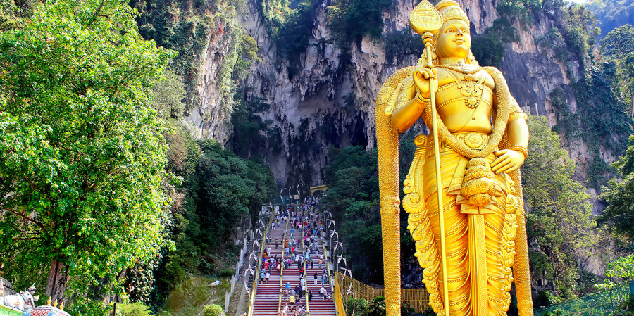 Batu Caves zählt zu den wichtigsten Sehenswürdigkeiten von Malaysia