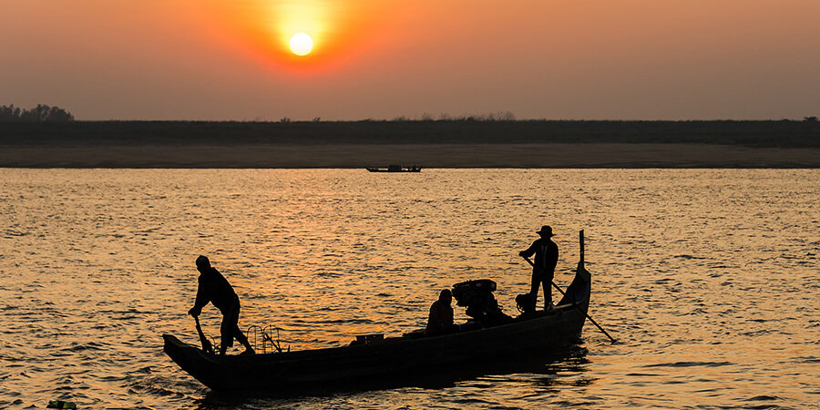 Geruhsame Mekong Flussfahrt von Kambodscha nach Vietnam