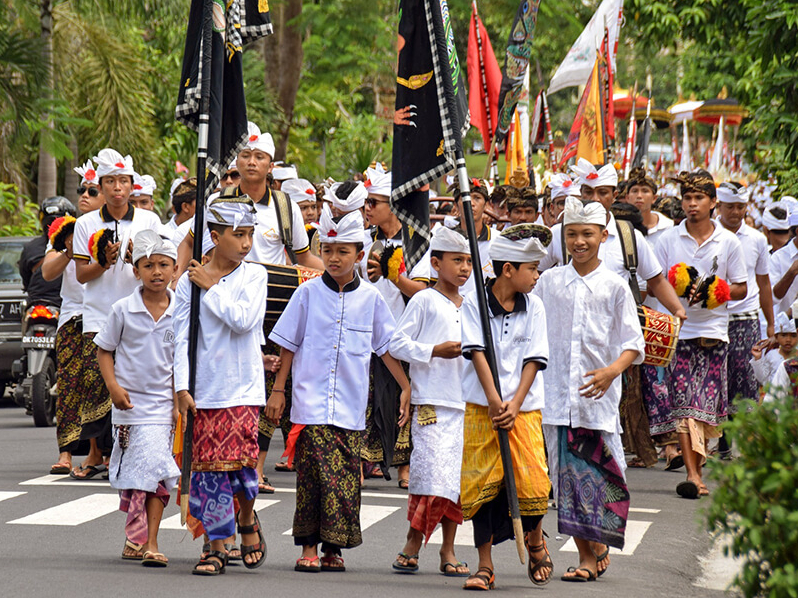 Die Religion hat einen hohen Stellenwert im Alltagsleben der Balinesen