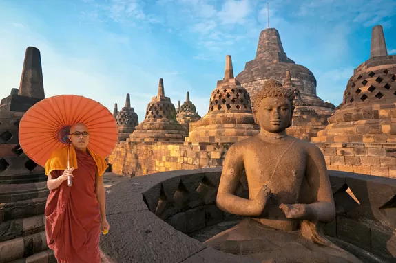 Ein Muss auf Java Reisen: Borobudur Tempel