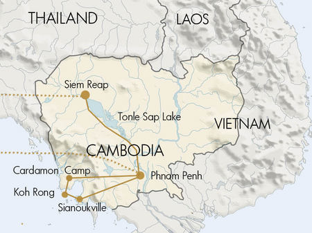Grosse Rundreise durch Kambodscha