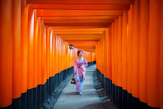 Wichtige Sehenswürdigkeit in Kyoto: Fushimi Inari Taisha