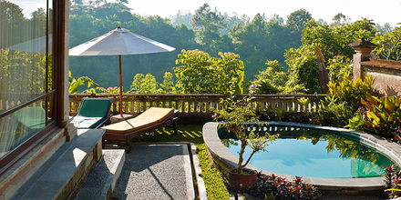Ein besonderes Erlebnis: Villa mit eigenem Pool im Garten im Hotel Pita Maha Ubud