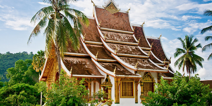 Wunderbare Tempelarchitektur entdecken auf der Laos Rundreise von Lotus Reisen