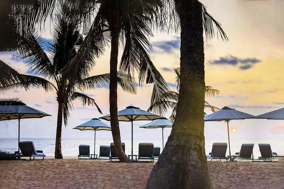 Strand beim Hotel La Veranda auf Insel Phu Quoc, Vietnam