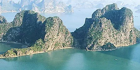 Die Halong Bucht in Vietnam