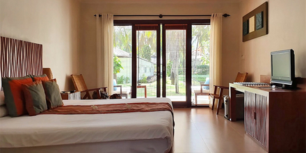 Hotel Blue Ocean Phan Thiet: sympathisches Bungalow-Zimmer mit Gartensicht