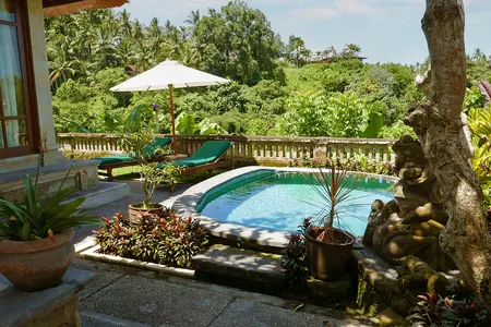 Villa mit privatem Pool im Hotel Pita Maha Ubud