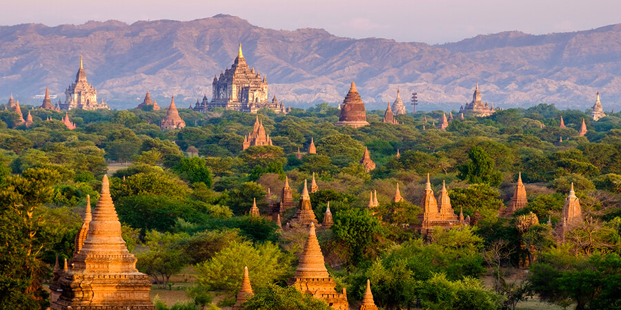 Unvergesslich auf jeder Myanmar-Reise: die Tempel von Bagan
