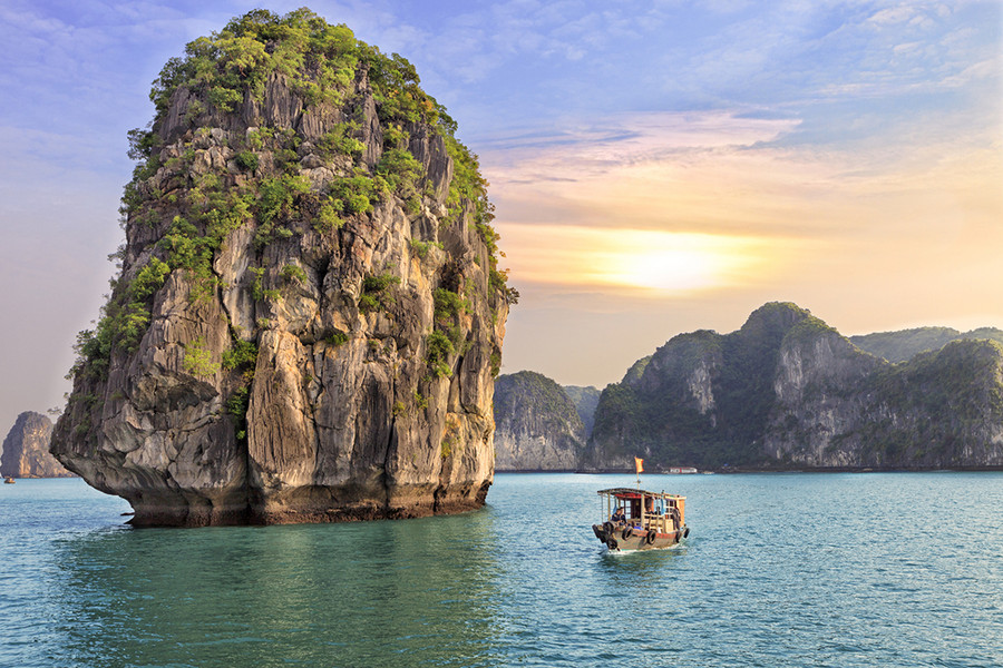 Unvergleichliche Naturschönheit: Halong Bucht Vietnam