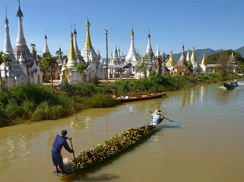 Gehört bei jeder Myanmar Reise dazu: Bootsfahrt auf dem Inle See