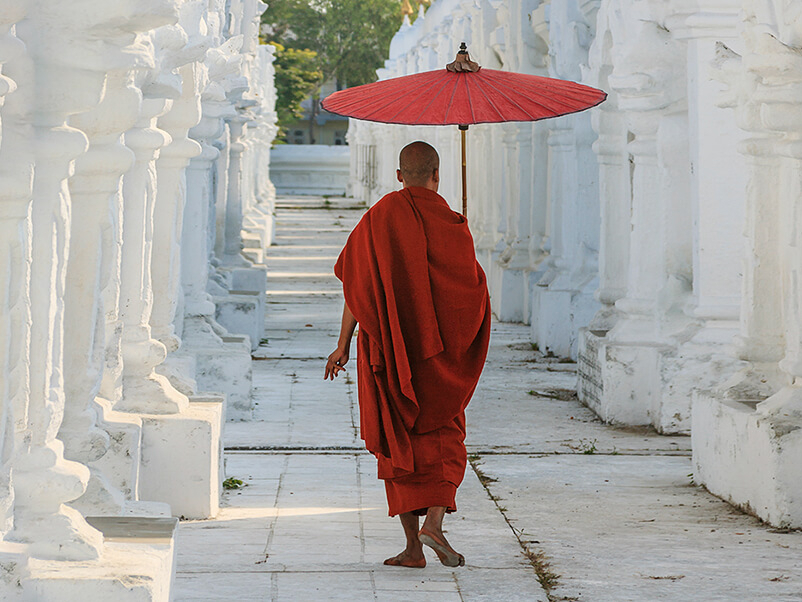 Auf dem Tempelhügel von Sagaing, Burma