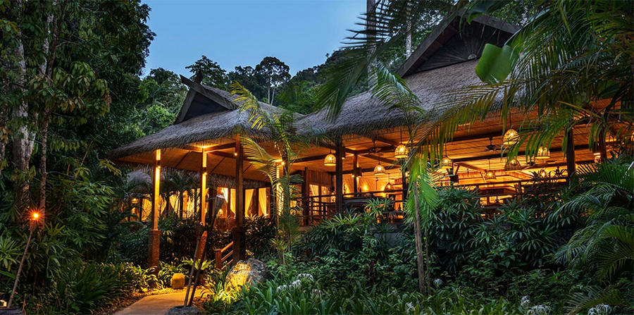 Hotel The Datai, mitten im jahrtausendealten Regenwald gelegen