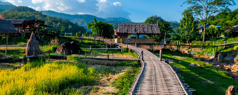 Kho Ku So Bamboo Bridge