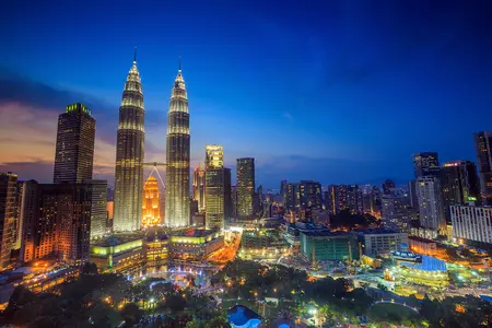 Moderne Skyline von Kuala Lumpur, Malaysia