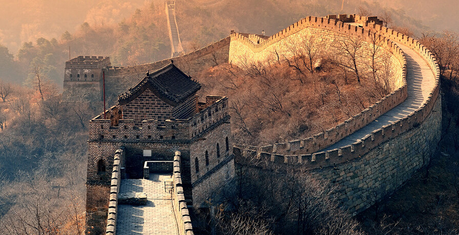 Eindrückliches Highlight einer China Rundreise: die grosse Mauer