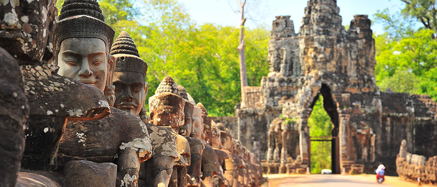 Highlight in Kambodscha: die Ruinen von Angkor (Unesco Welterbe)