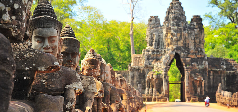 Highlight in Kambodscha: die Ruinen von Angkor (Unesco Welterbe)