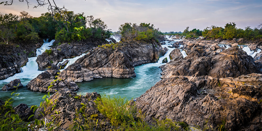 Der grösste Wasserfall Südostasiens: Khon Phapheng