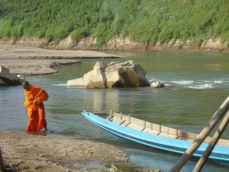 Unsere Laos Reise auf dem Mekong nach Thailand im Privatboot
