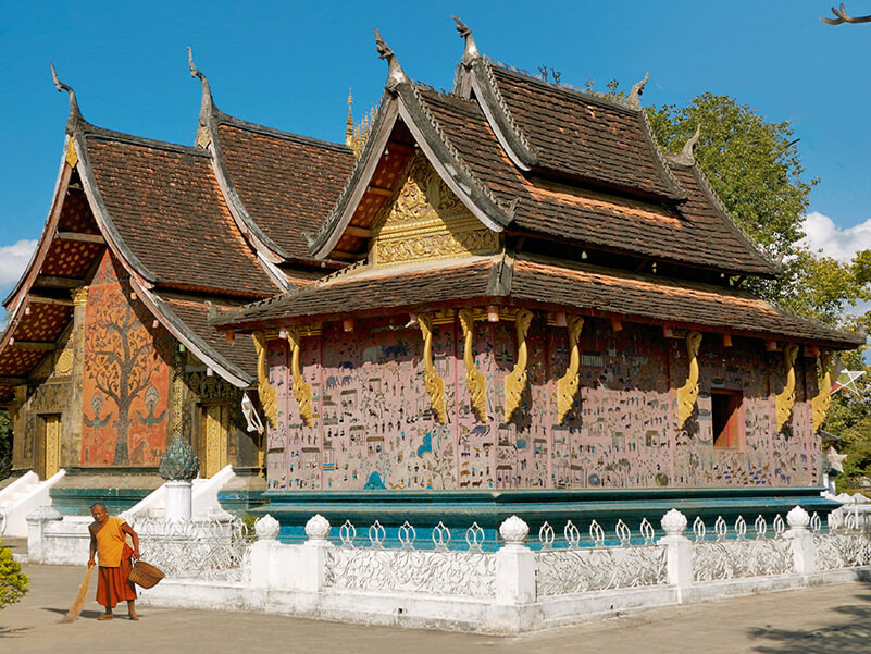 Startpunkt unserer Laos-Rundreise: die ehemalige Königsstadt Luang Prabang