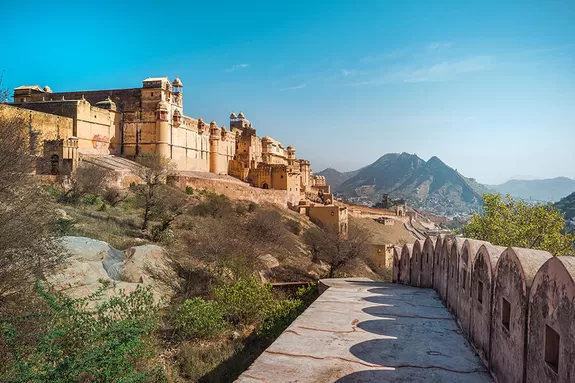 Rajasthan Rundreise: Besuch des Fort Amber bei Jaipur