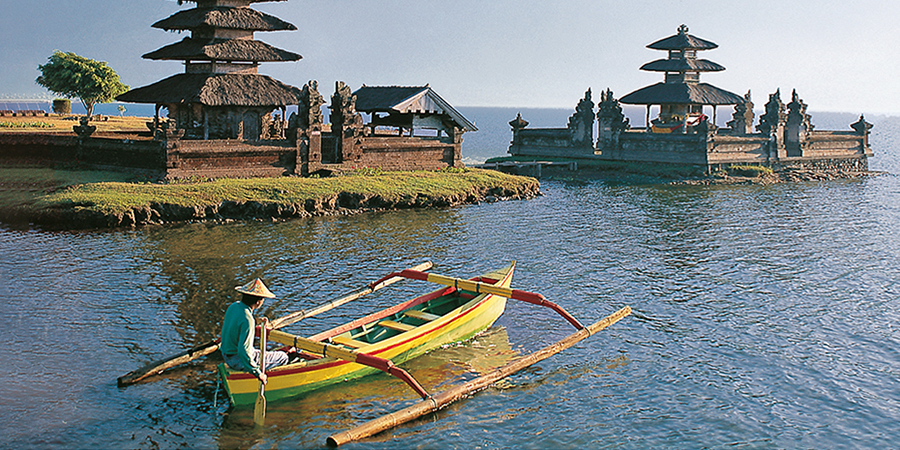 Pura Ulu Danu Bratan: idyllischer Tempel am Bratan-See auf Bali