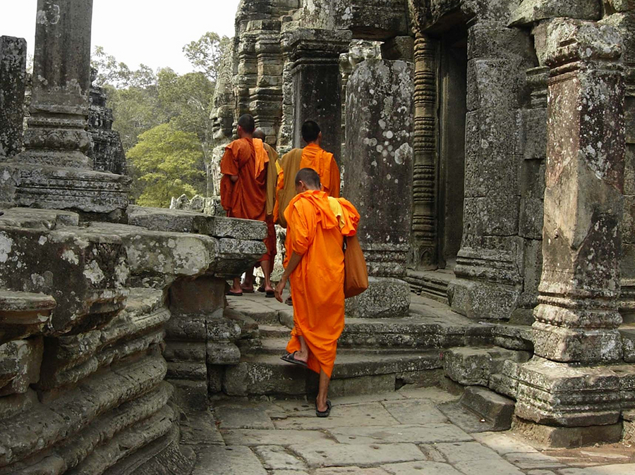 Rundreise Vietnam - Laos - Kambodscha: einer der Höhepunkte sind die Tempel von Angkor