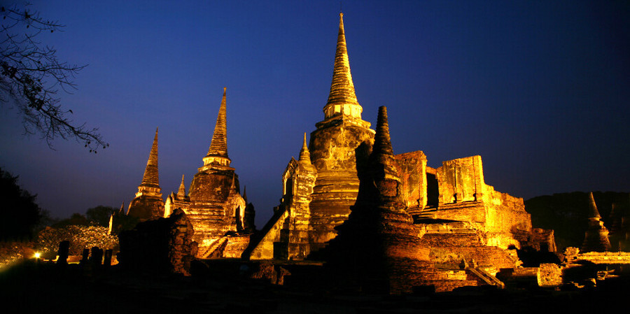 Ferien in Thailand, die Tempel von Sukhothai zählen zu Unesco Welterbe