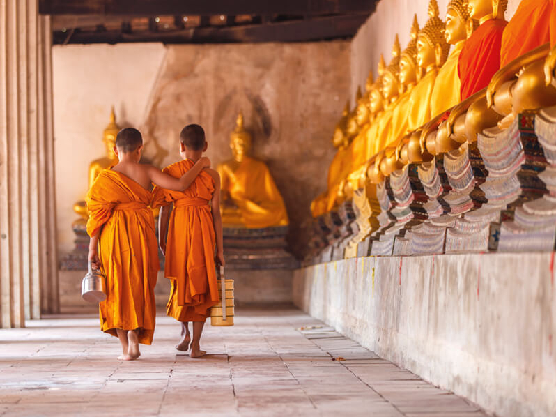 Unsere Kambodscha Rundreise gibt auch Einblick in den Buddhismus
