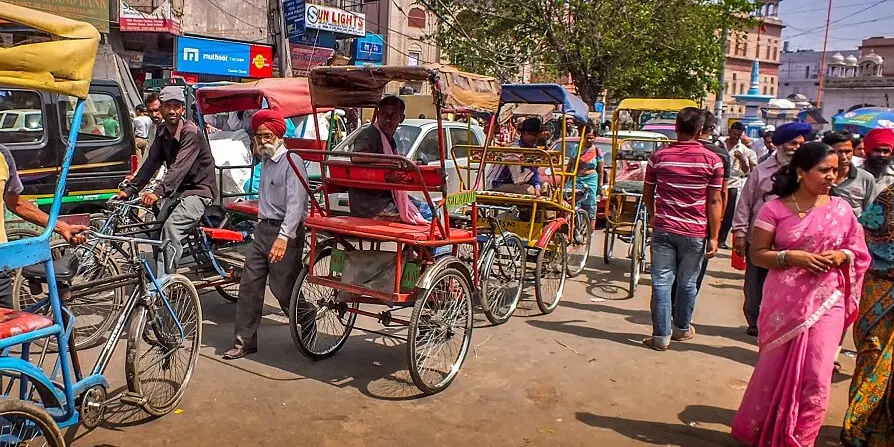 Planen Sie auf Ihrer Indien Reise auch eine Fahrt in einer landestypischen Rikscha ein