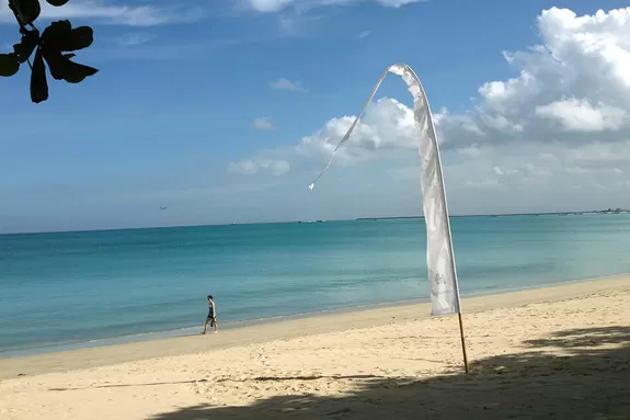 JImbaran Strand auf Bali, ideal für lange Spaziergänge