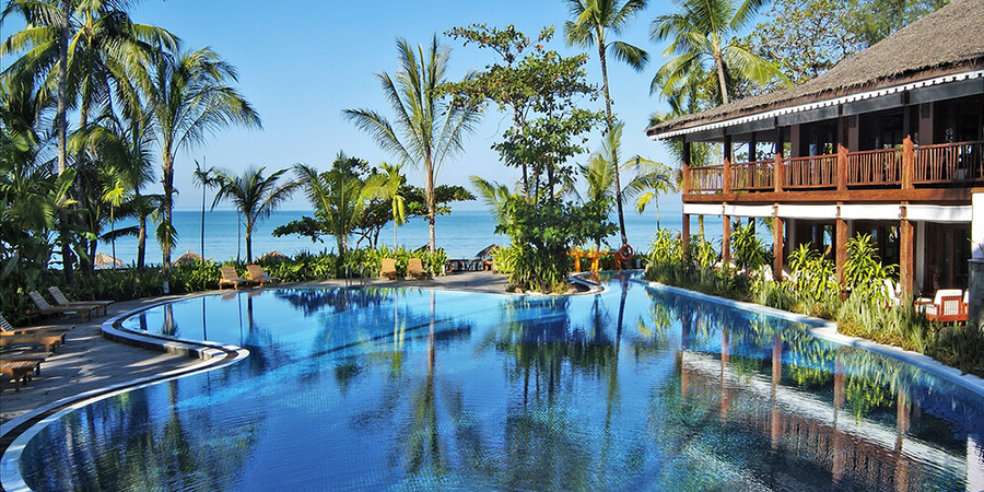 Hotel Sandoway Resort Ngapali, für Ferien am Bilderbuchstrand in Myanmar
