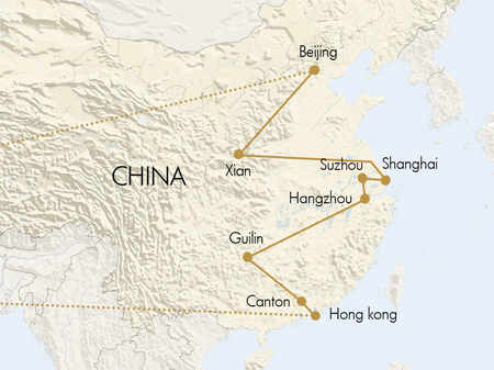 Rundreise China, von Beijing nach Hongkong