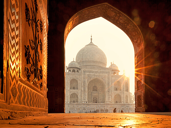 Höhepunkt jeder Nordindien Rundreise: Taj Mahal in Agra
