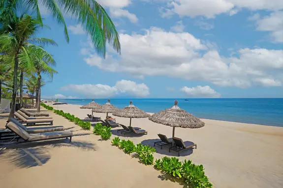 Heller Sandstrand Cua Dai beim Boutique Hotel Hoi An