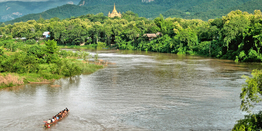 Nordthailand Rundreise mit Bootsfahrt auf dem Kok River