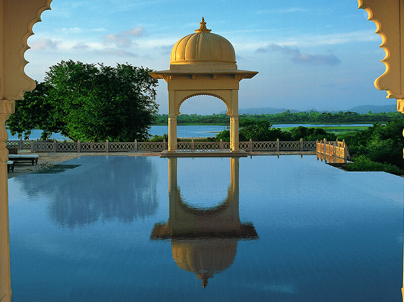 Indien Luxusreise: Hotel Oberoi Udaivilas - ein Hotel der Weltklasse