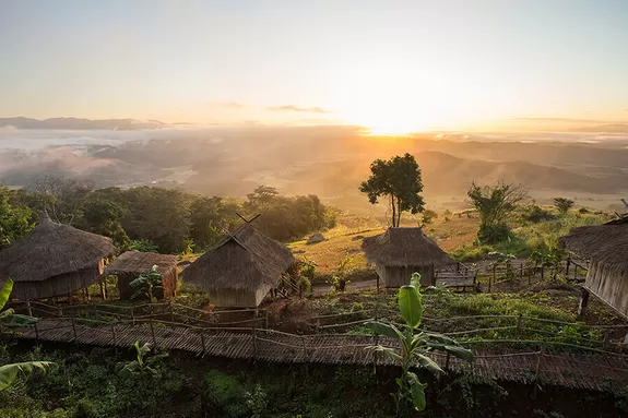 Nordthailand Rundreise - Landschaft im Goldenen Dreieck