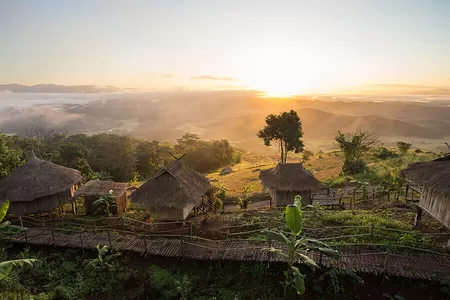 Nordthailand Rundreise - Landschaft im Goldenen Dreieck