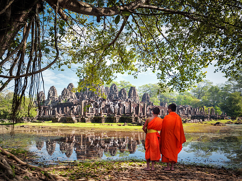 Meistbesuchtes Ziel auf Kambodscha Rundreise: Angkor Wat in Siem Reap Cambodia